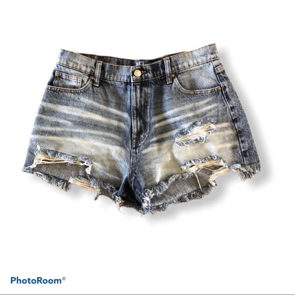 High Waisted Denim Shorts